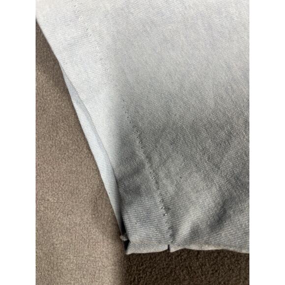 Vintage 90s Hanes HeavyWeight 50\50 Feather Print Mens T-Shirt Medium Blue USA - Picture 4 of 6